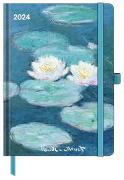 Claude Monet 2024 - Buchkalender - Taschenkalender - Kunstkalender - 16x22
